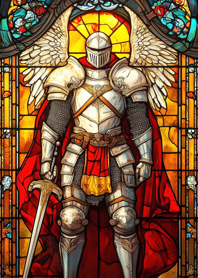 Knight Stained Glass