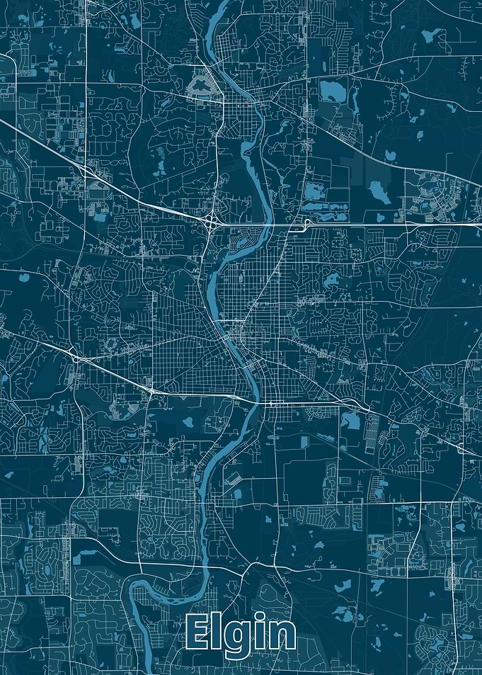 Elgin City Map