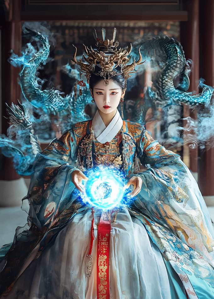 Chinese Wizard Girl Magic