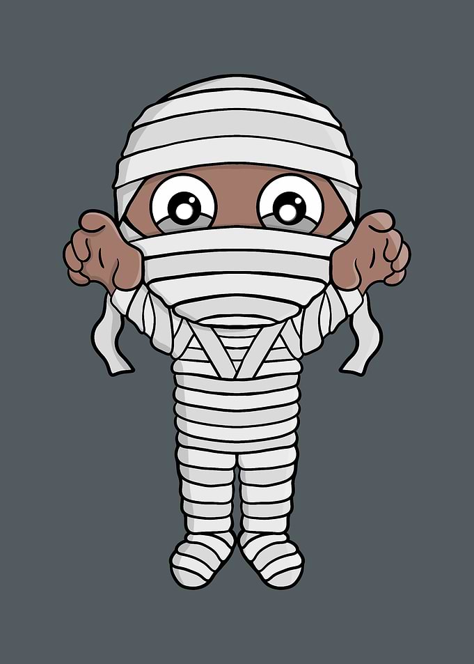 Cute Mummy Cartoon