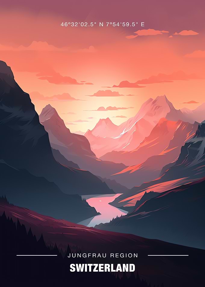 Swiss Mountain Landscape