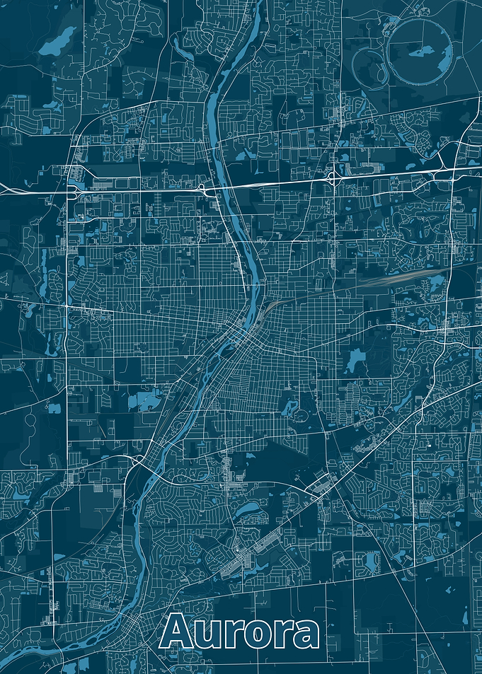 Aurora City Map
