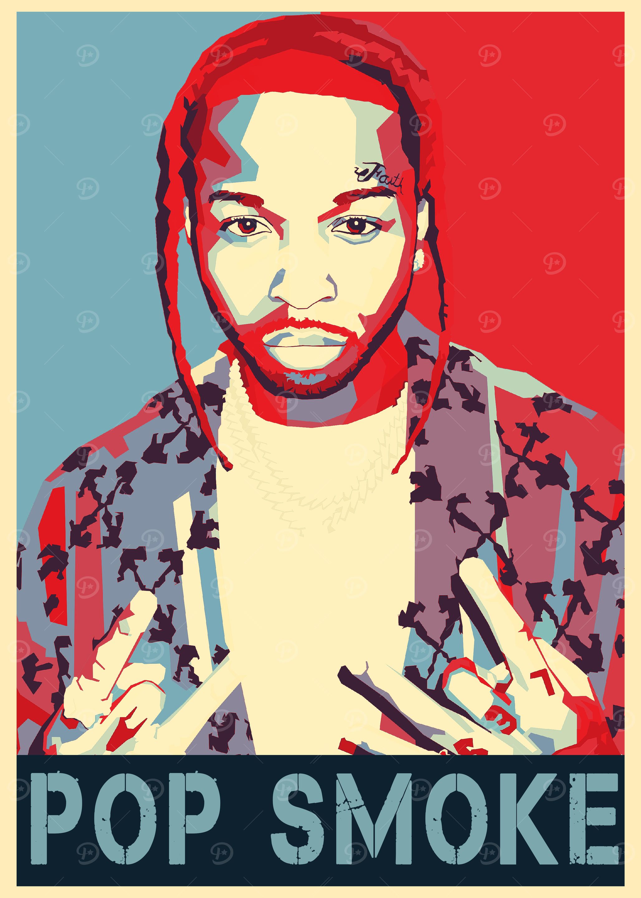 Pop Smoke Poster Art