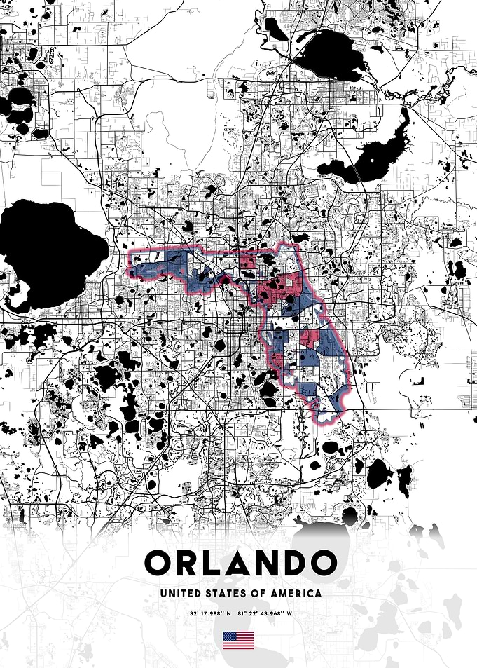 Orlando City Map