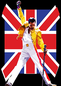 Freddie Mercury UK Flag