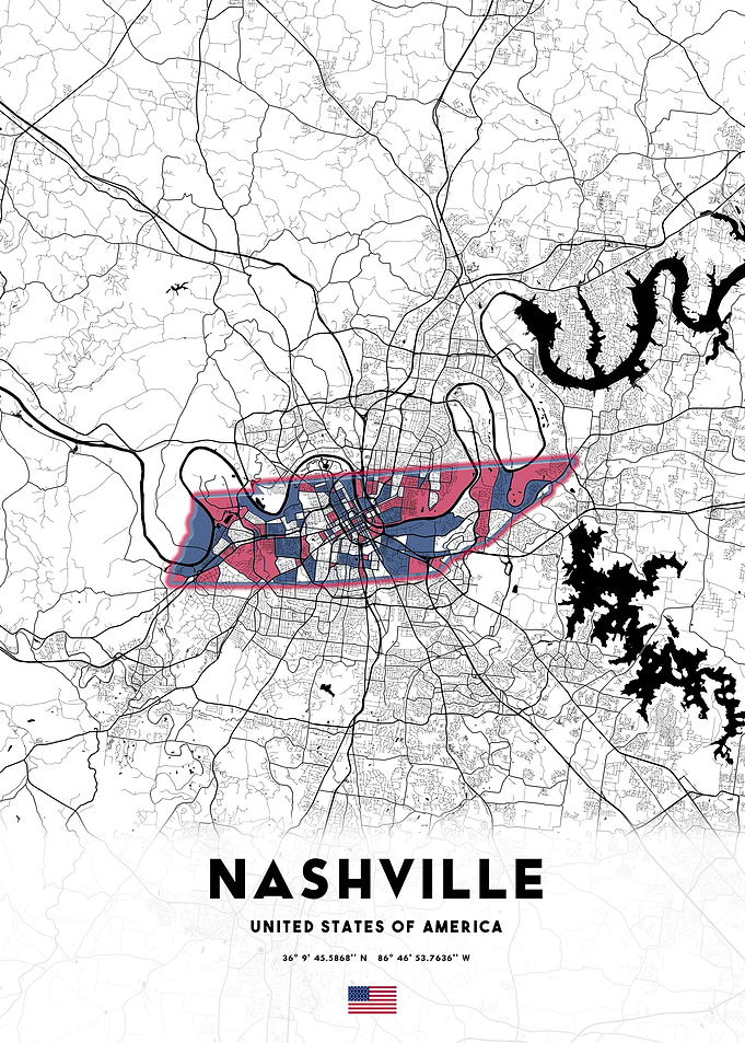 Nashville City Map