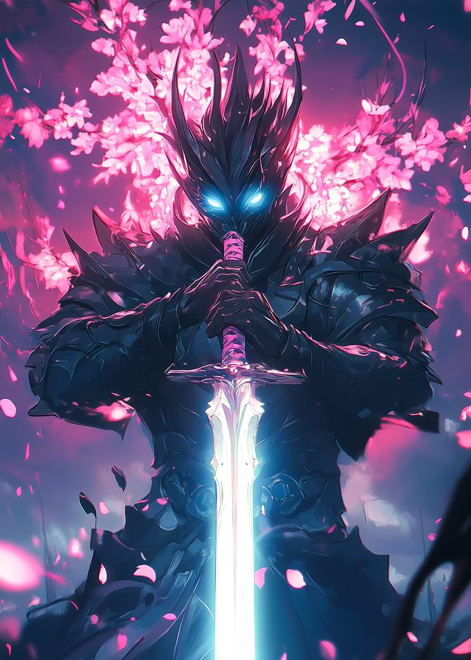 Japanese Samurai Anime Art