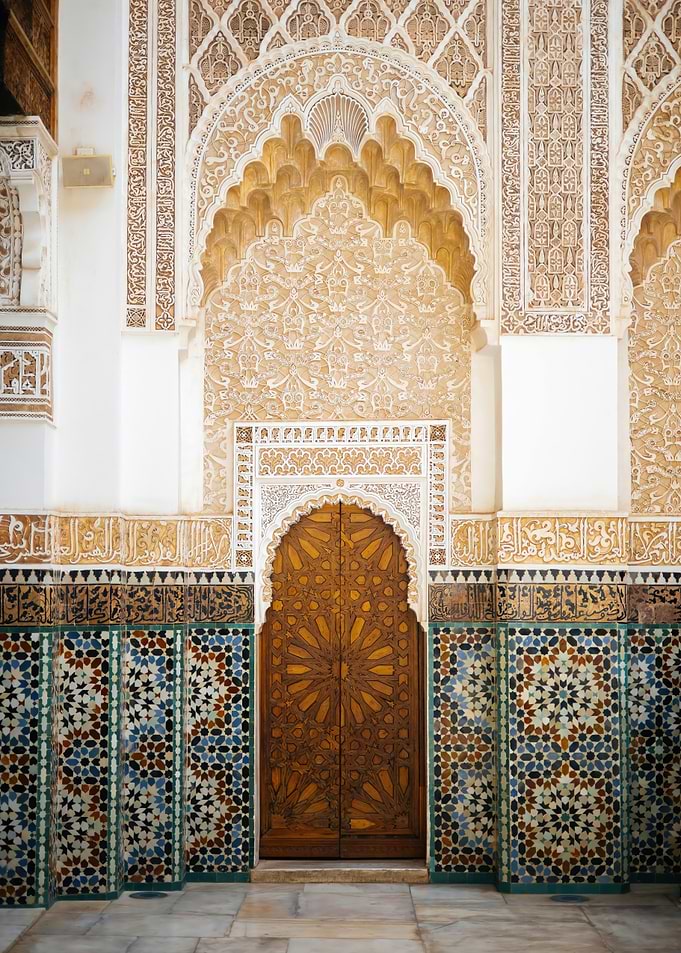 Intricate Moroccan Doorway