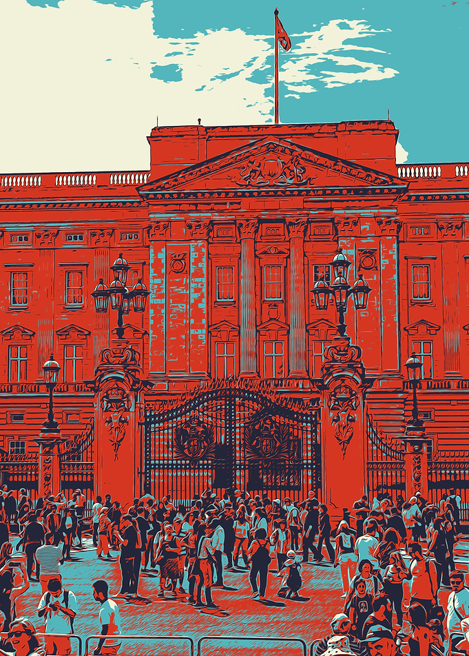 Buckingham Palace Crowd
