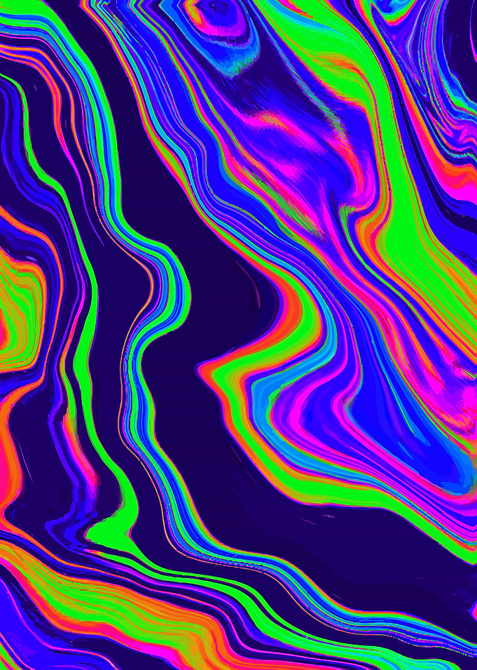 Neon Liquid Swirls