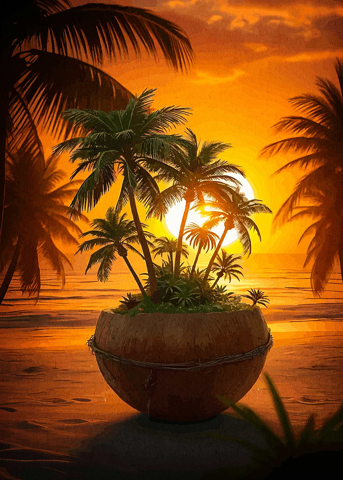 Coconut Island Sunset