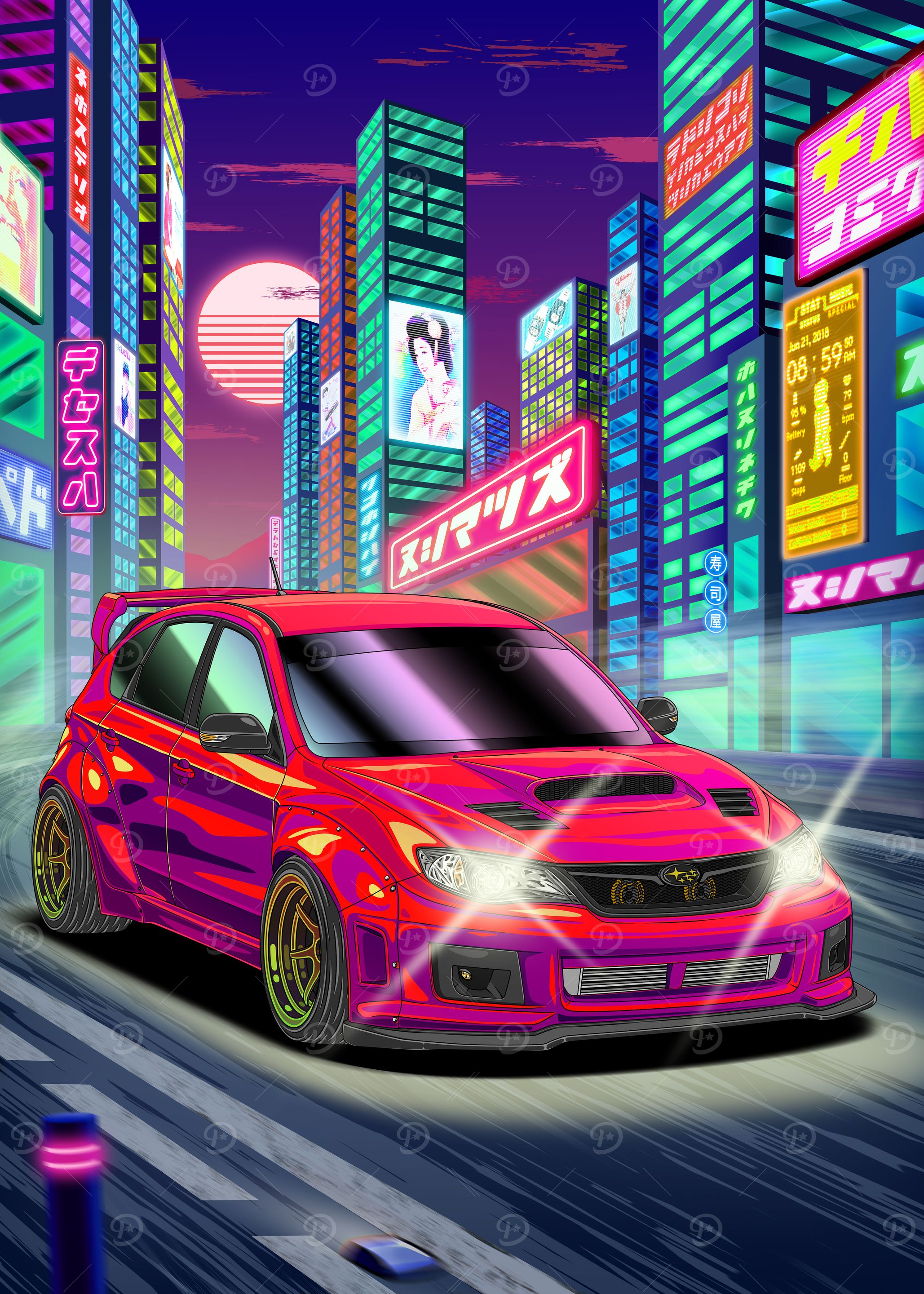 Subaru Impreza WRX Hatchback Tokyo Night