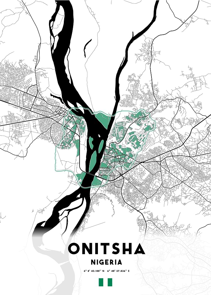 Onitsha City Map