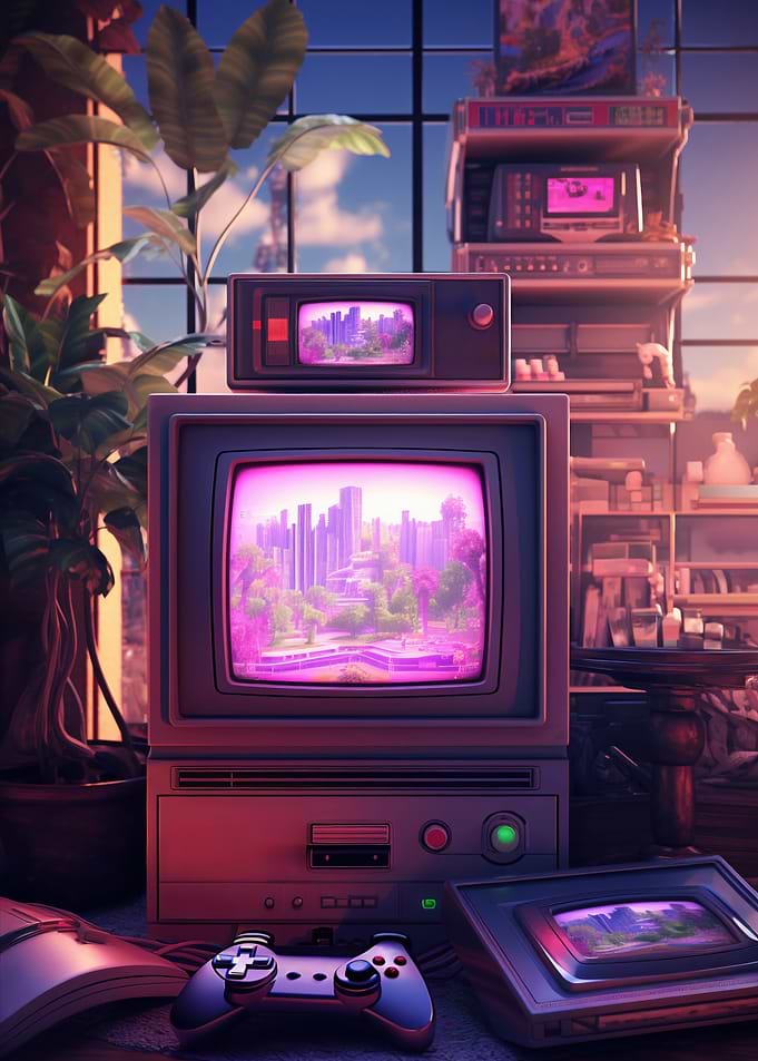 Retro Gaming Setup