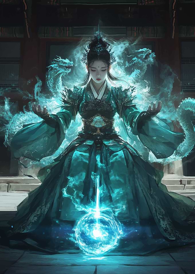 Chinese Wizard Girl Magic