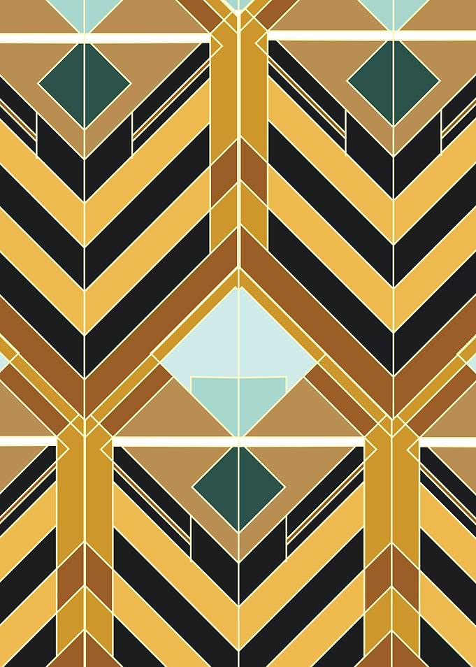 Geometric Art Deco Pattern