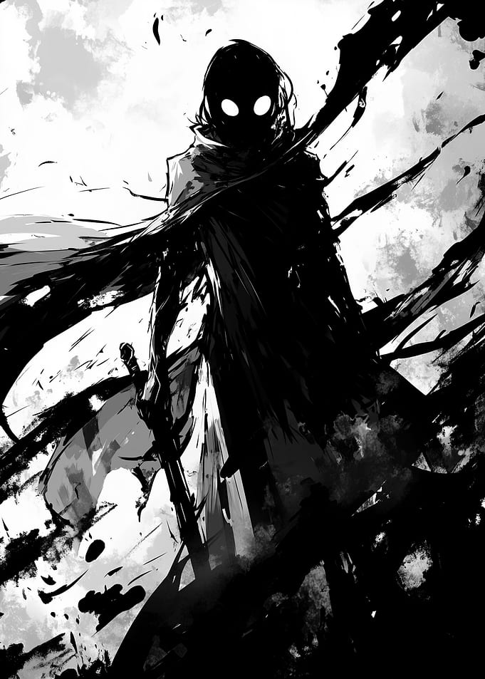 Dark Figure with Sword