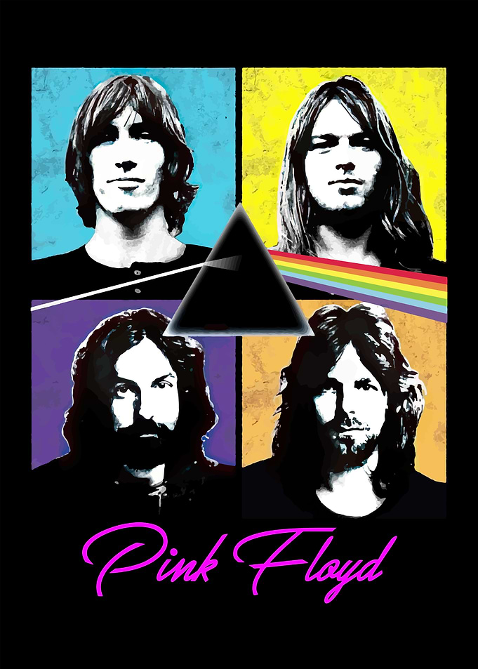 Pink Floyd Band Poster