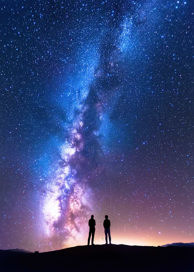 Milky Way Night Sky