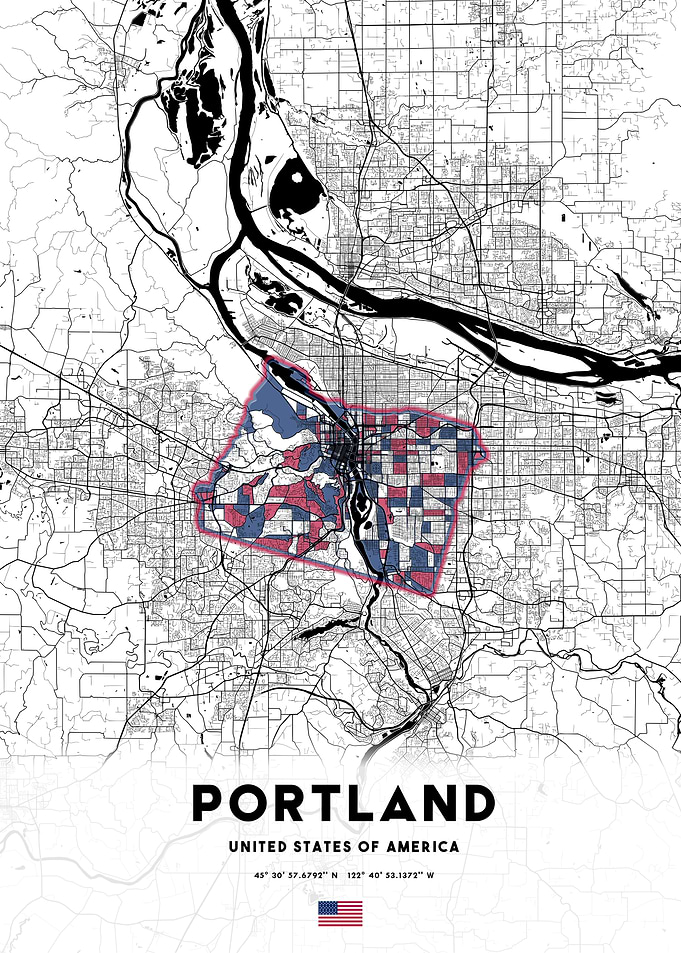 Portland City Map