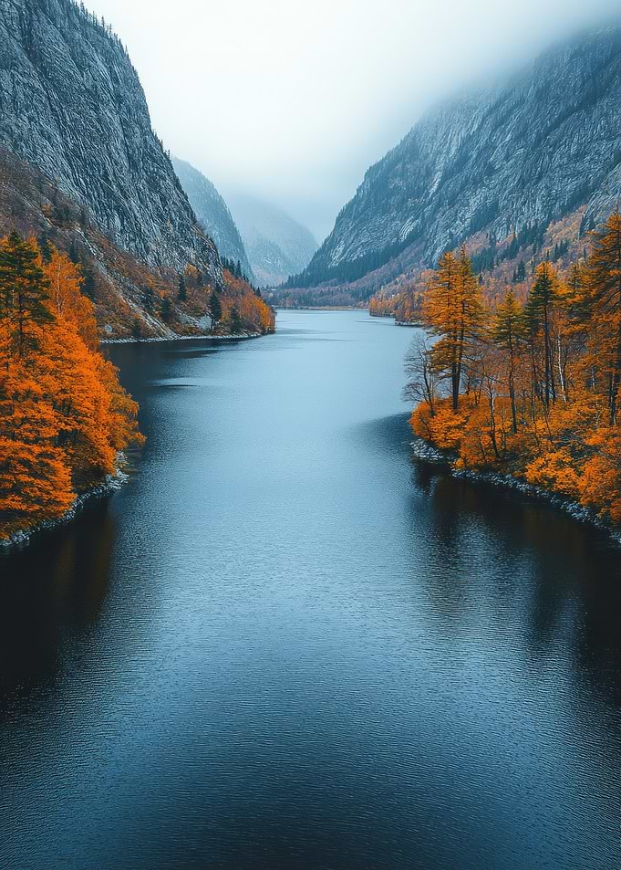 Autumn River Valley