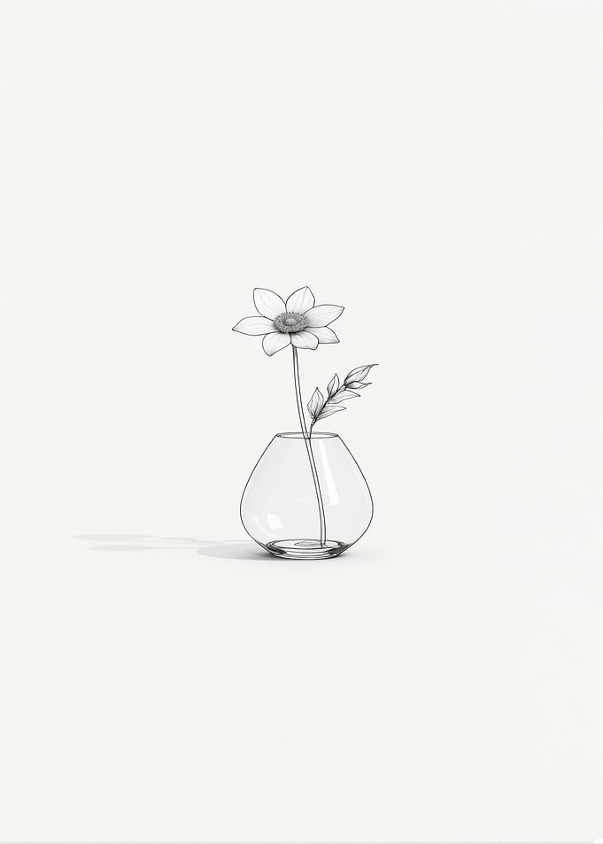 Single Flower in Vase