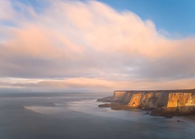 Coastal Cliffs at Sunrise