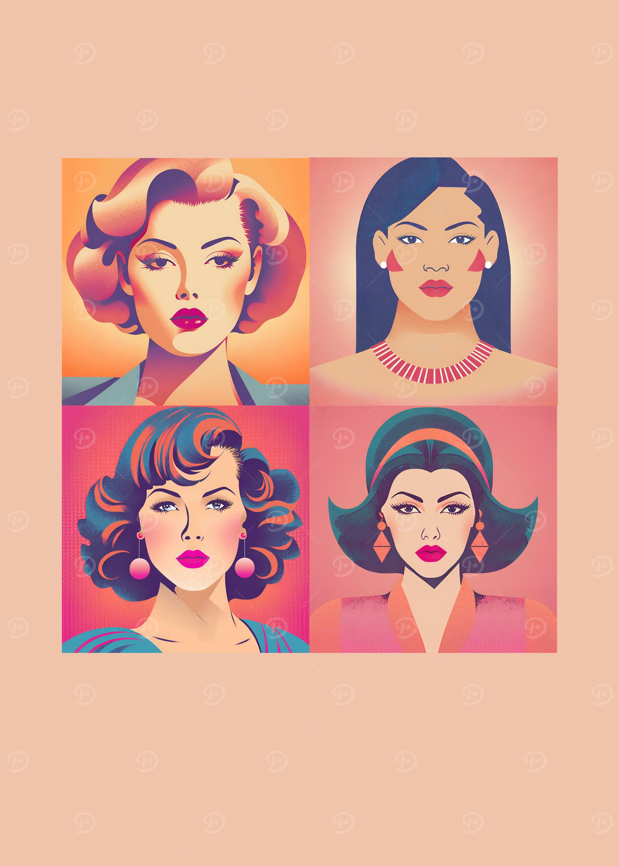 Four Women Portraits