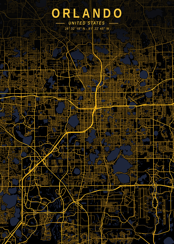 Orlando Golden City Map
