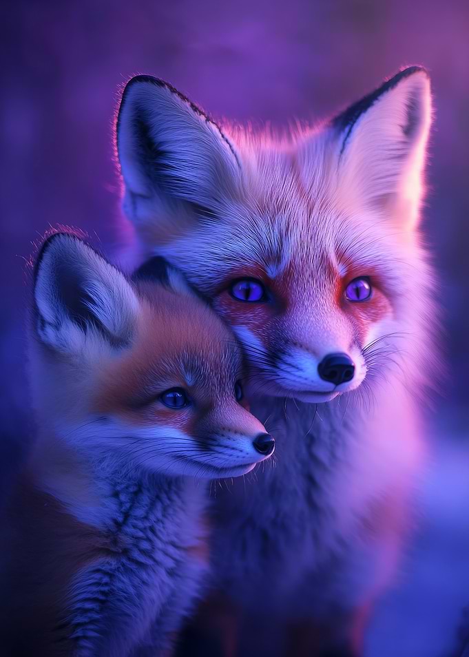 Fox Family Portrait