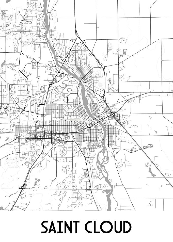 Saint Cloud City Map