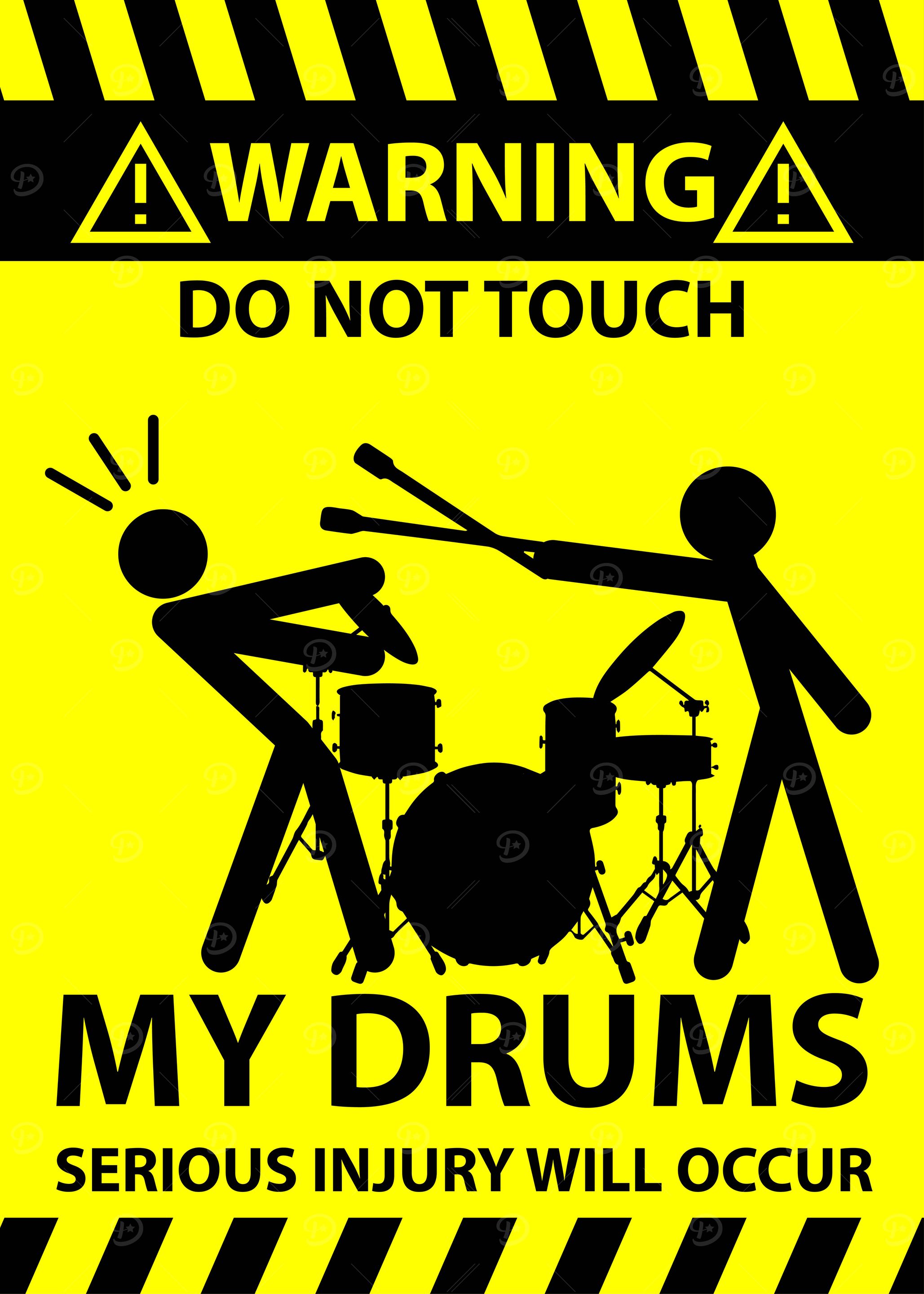 Funny Signs Drums