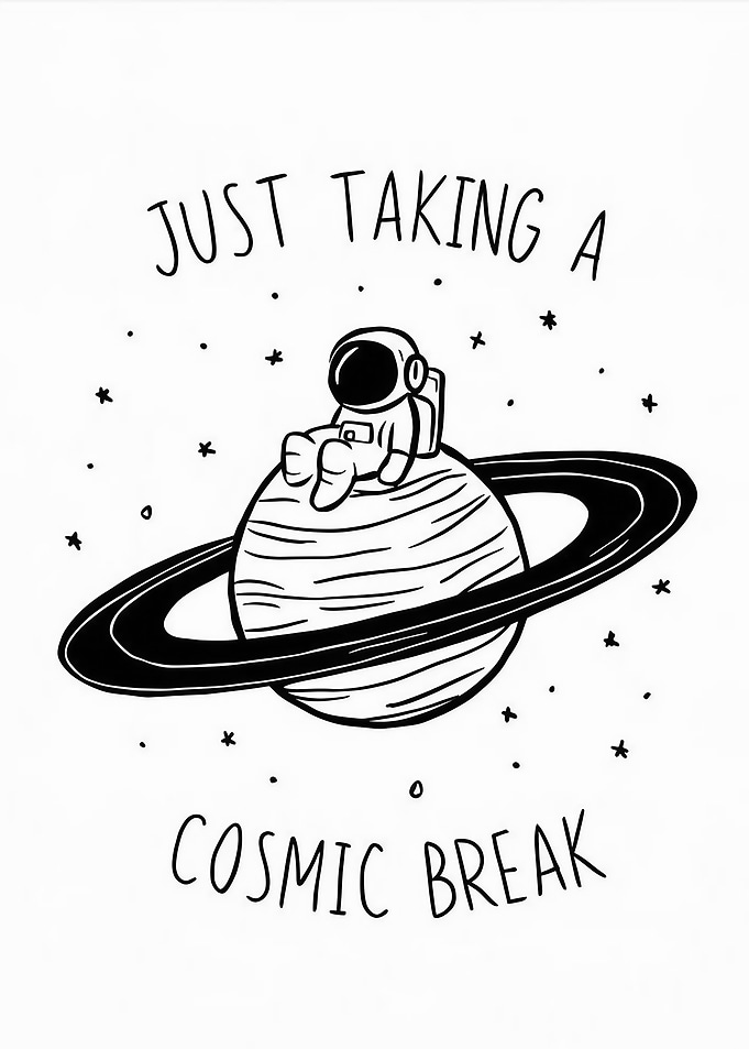 Astronaut Cosmic Break
