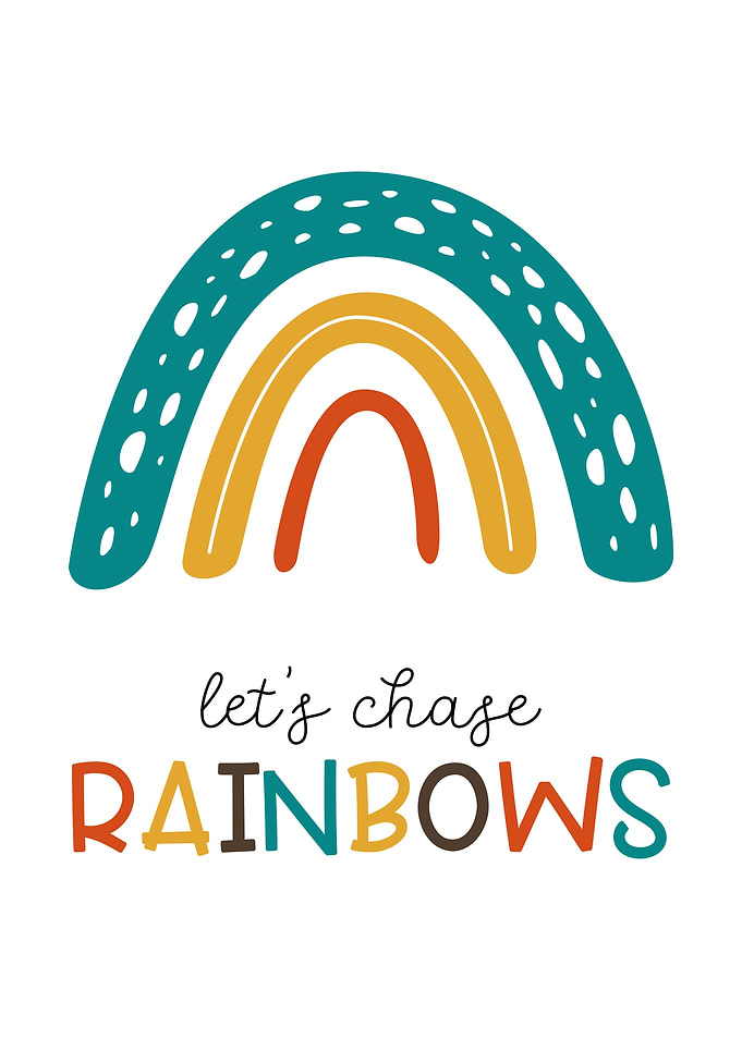 Rainbow Wall Art Nursery