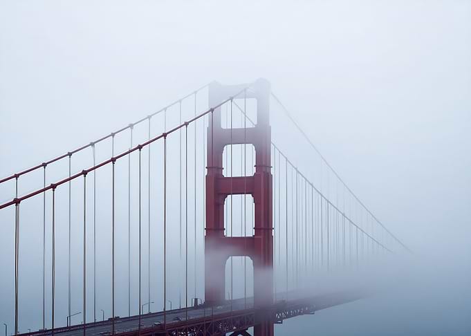 Golden Gate Bridge in Fog