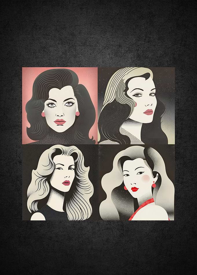 Four Women Portraits