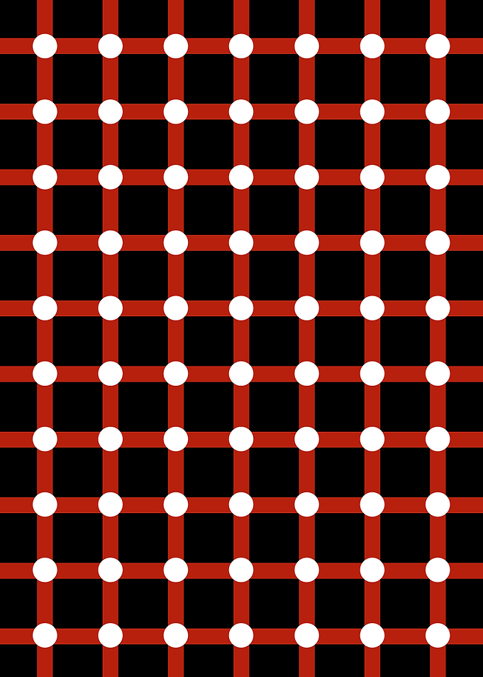 Optical Illusion Aesthetic Vanishing Black Dots Cool Aesthetic