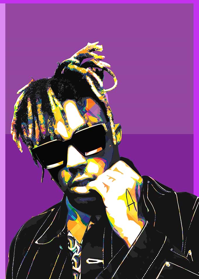 Juice Wrld Pop Art Portrait