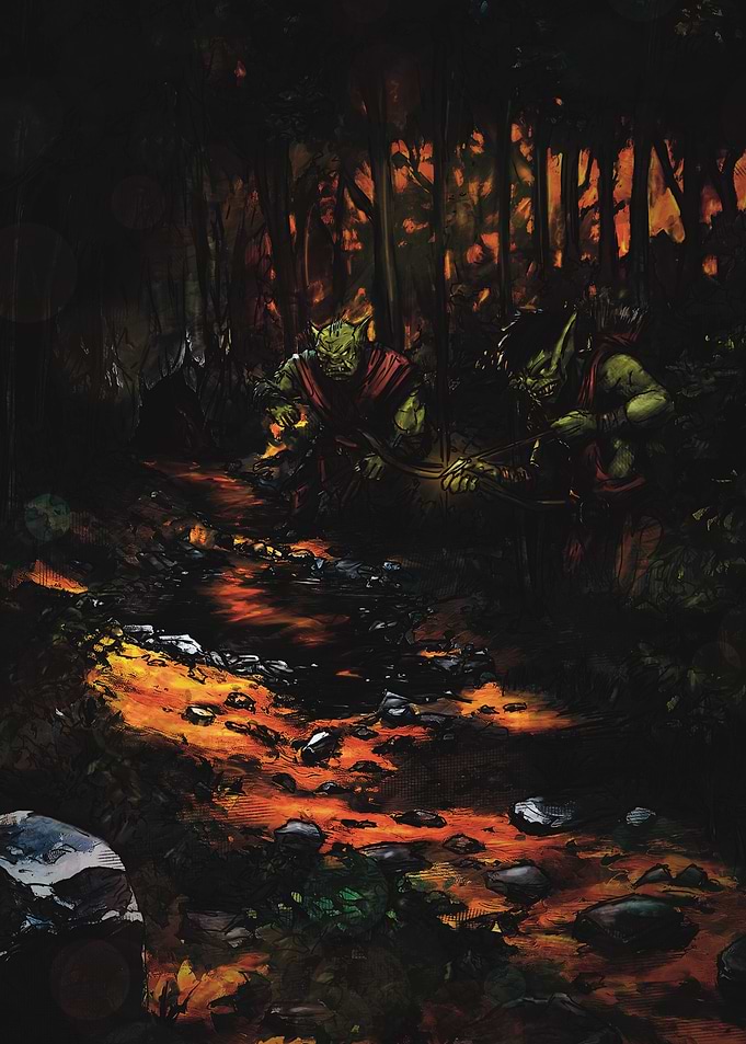 Goblin Camp by Forest Path