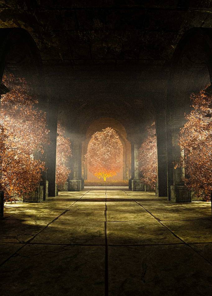 Mystical Tree in Stone Hall