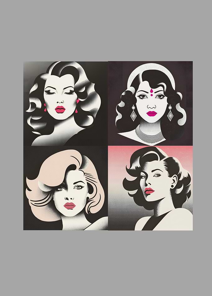 Four Women Portraits