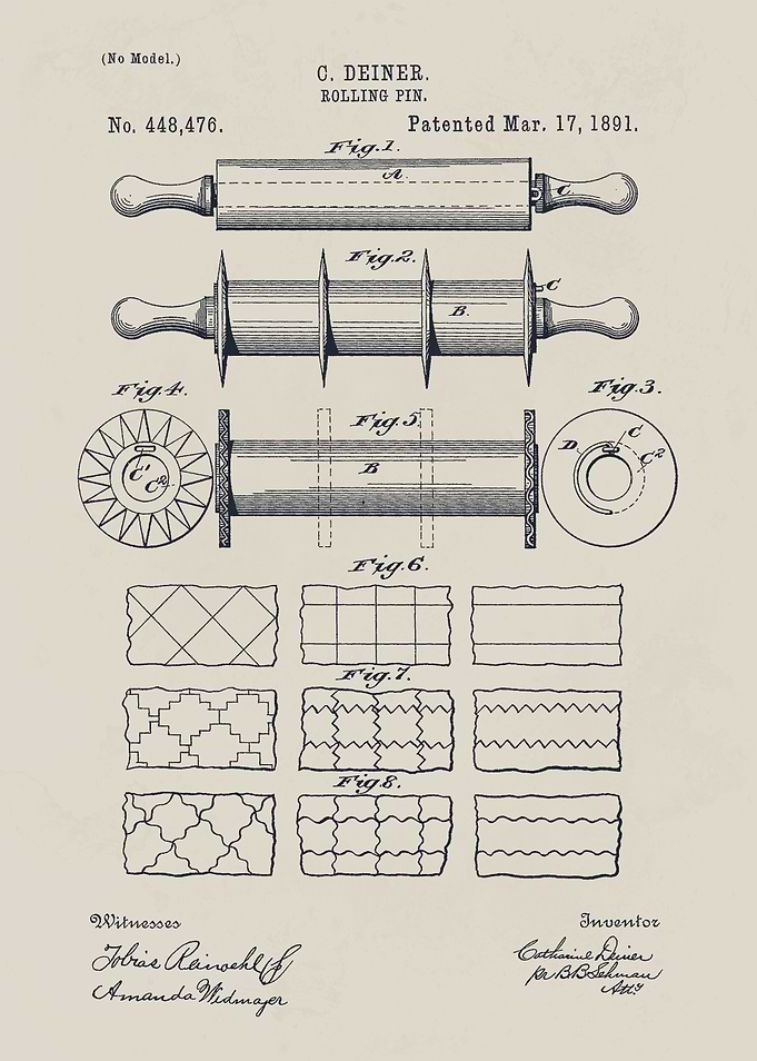 Rolling Pin Patent