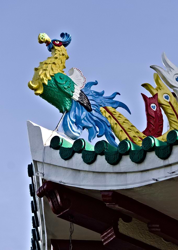 Chinese Temple Roof Detail, Philippines