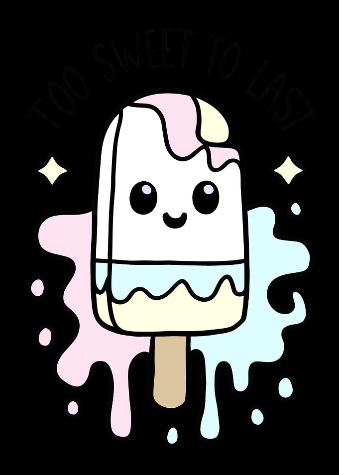 Melting Ice Cream Popsicle