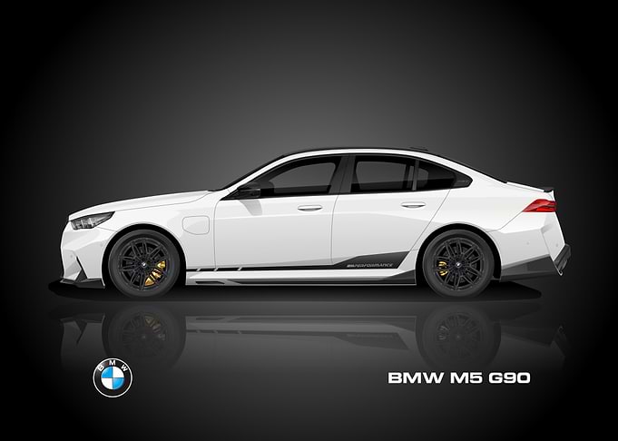 BMW M5 G90 White