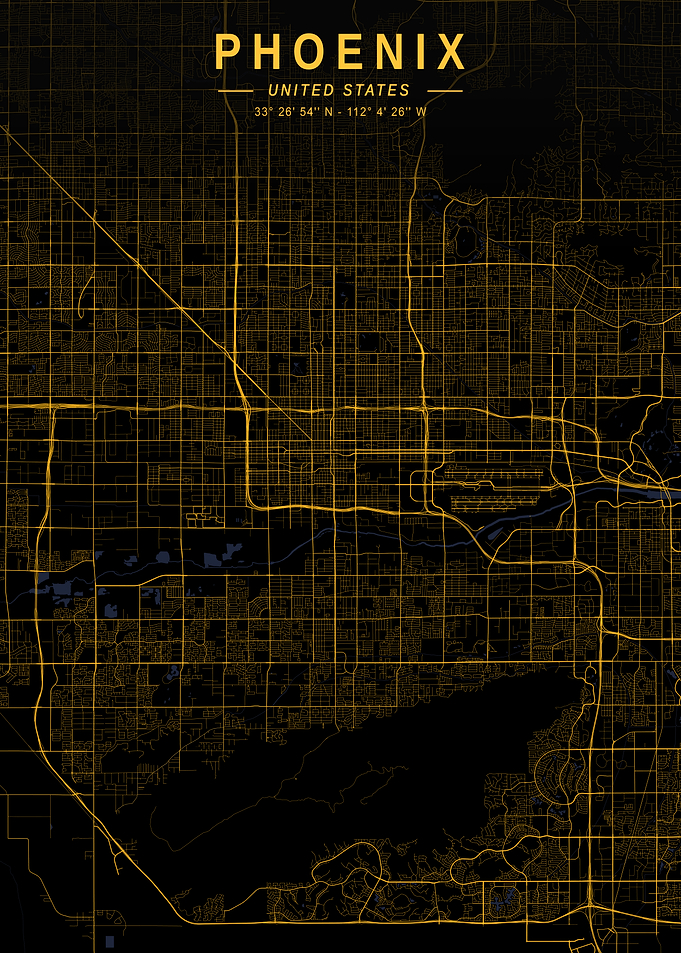 Phoenix Golden City Map