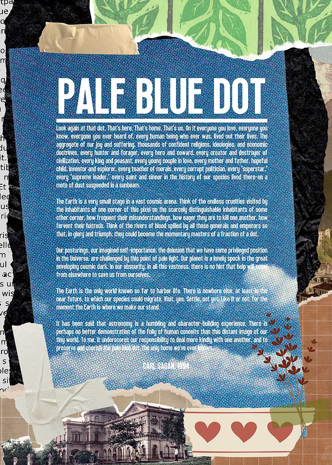 Pale Blue Dot: Earth from Space