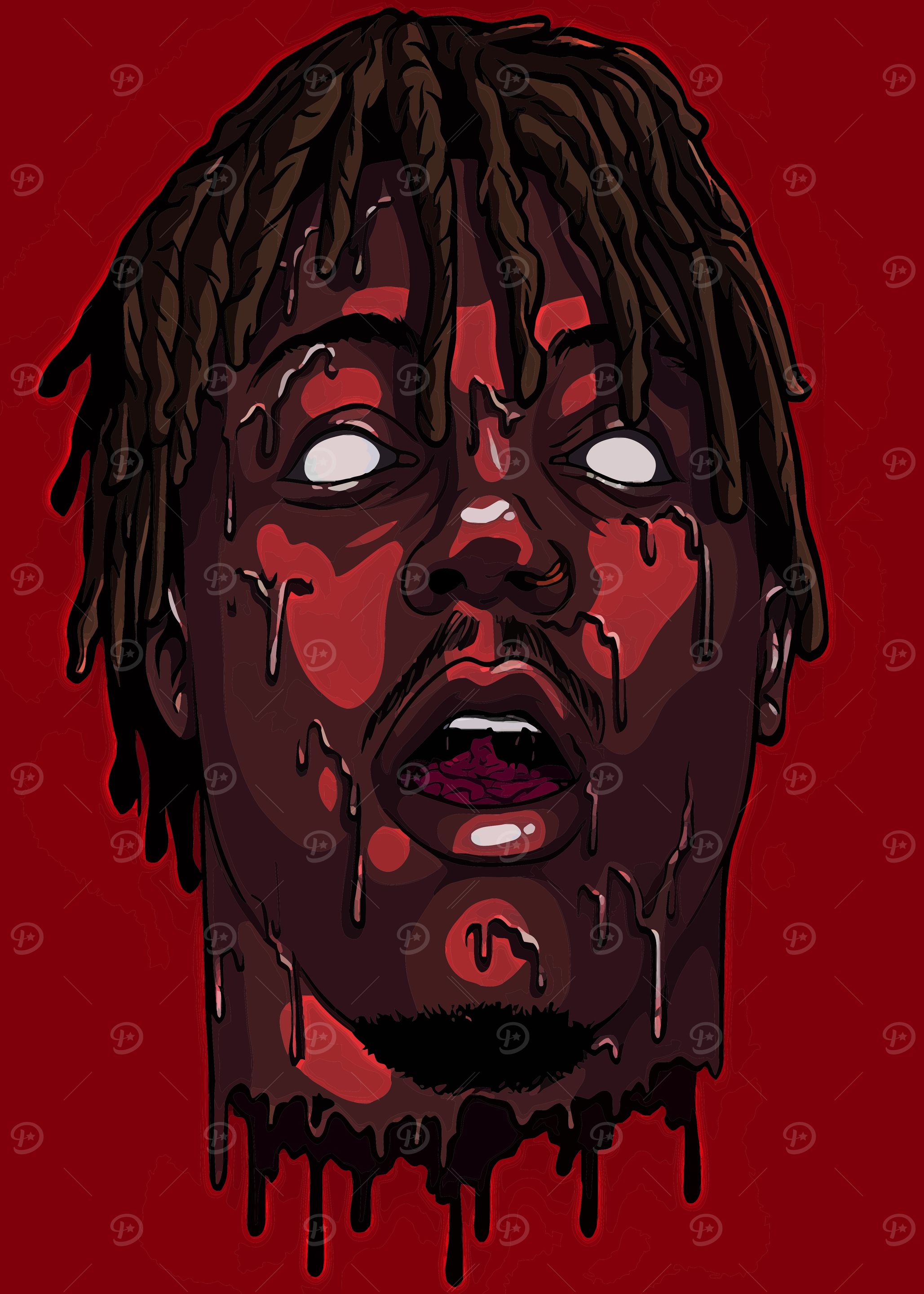 Juice Wrld Drip Art