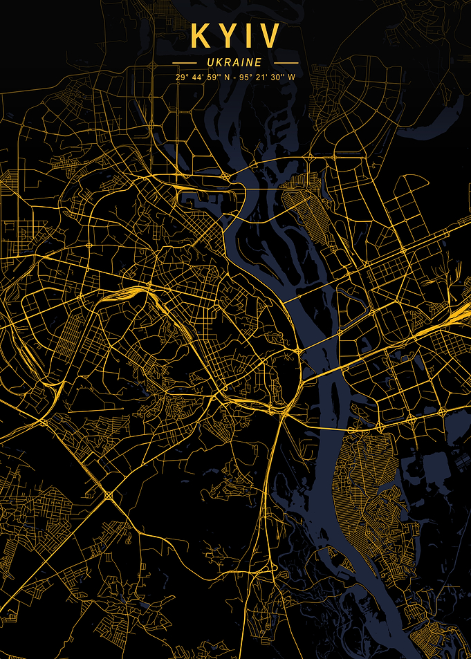 Kyiv Golden City Map