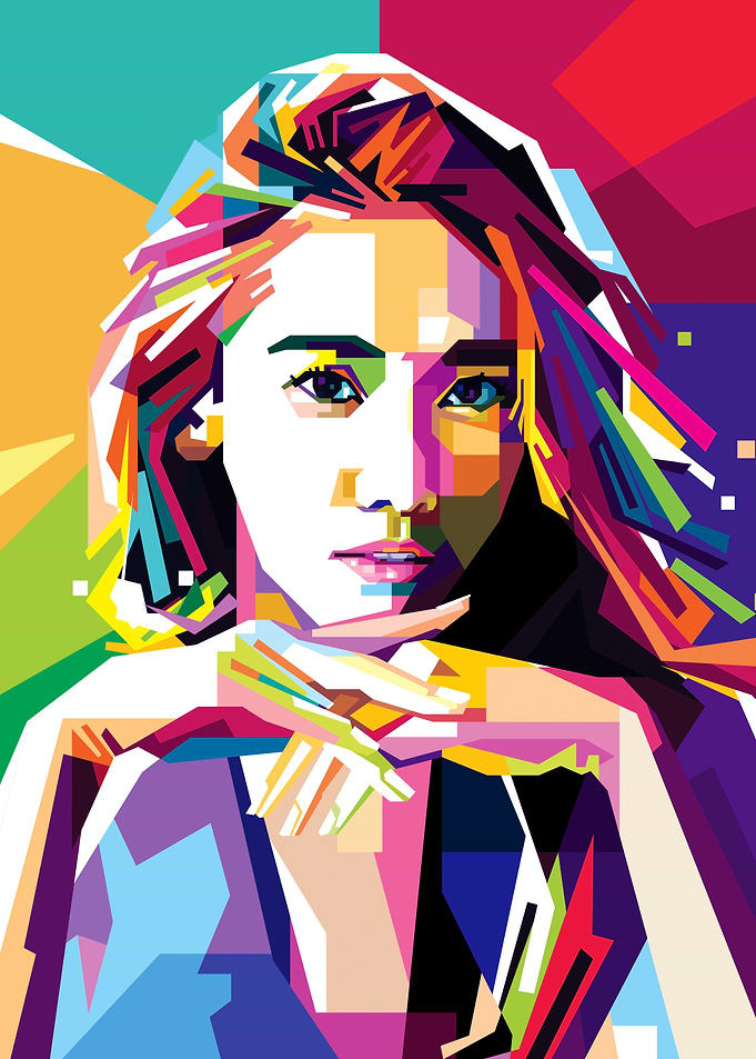Im Yoon-ah Pop Art Portrait